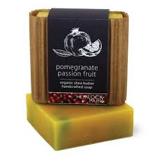 HEMLOCK PARK ORGANIC SHEA BUTTER SOAPS / POMEGRANATE PASSION FRUIT 5OZ